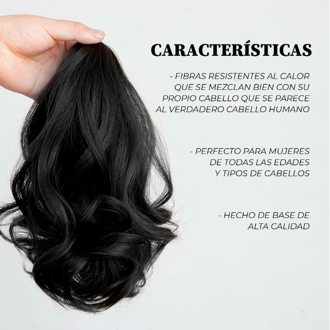 Miniatura 2 de MOÑO DE CABELLO LONG BEUTY CASTAÑO CLARO